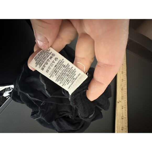 WE THE FREE PEOPLE XS Laguna Thermal Waffle Knit Oversized Thumbhole Top K12 - Picture 7 of 8